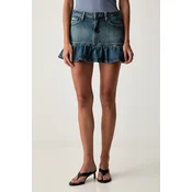 Guess Jeans razširjeno krilo denim