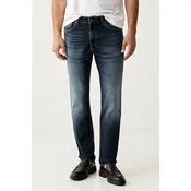 BOSS Jeans hlače 50566088 Mornarsko modra Regular Fit