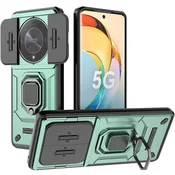 Overboard Ovitek za Honor Magic 6 Lite 5G, stojalo in objektiv kamere, zelen