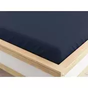 Ljubki dom Napenjalna rjuha iz mikrovlakna temno modra 180 x 200 cm