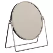 Five ogledalo na stalku, 20,5x18,5 cm  - Siva