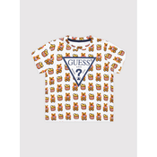 Guess Majica H1YT00 K6YW1 Bela Regular Fit