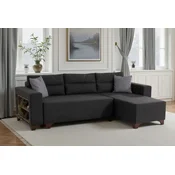 ATELIER DEL SOFA Ugaona garnitura Tloft Mini Anthracite