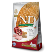 N&D Low Grain Hrana za pse Mini Adult, Piletina & Nar - 2,5 kg
