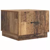 vidaXL Klubska miza s predalom Star les 49 x 50 x 37 cm Inženirski les