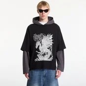 Mikina Wasted Paris Balaur Age Hoodie Black/ Old Black XL