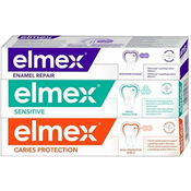Elmex Mix Trio set zobne paste 3 x 75 ml