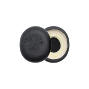 Nadomestne blazinice za ušesa za Jabra Evolve 2 65UC, Elite 45H, Spominska pena + PU usnje, Črne, 1 Par