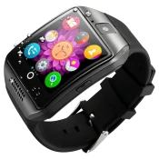 AVIZAR Vodoodporna pametna ura IP67 z vgrajeno kamero, Bluetooth klici, kardio vadbo in sledilnikom aktivnosti - crna, (20763392)