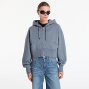 Mikina Dime Cropped Zip Hoodie Granite S