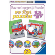 Ravensburger Moja prva sestavljanka Vozila in stroji 9x2 kosov