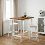 vidaXL Pravokotna miza 90 x 40 x 3,2 cm Pravokotna Masiven les akacije