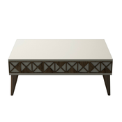 Wallity Klub sto Line 90x34,6x60cm Krem