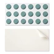 shumee Komplet vinilnih ploščic z motivom spalnice - geometrijski krogi v mreži 6x60x30 cm