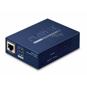 PLANET Single-Port 10Gbps 802.3bt Power over Ethernet (PoE) Blue