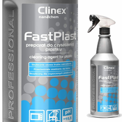 NEW CLINEX FastPlast 1L antistatično čistilo za gospodinjstvo in gospodinjske aparate za čiščenje plastike za pohištvo