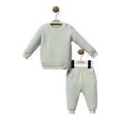 Komplet za bebe waffle mint