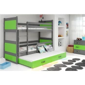 RICO Krevet BMS na kat za 3 osobe 200x90 cm, GRF