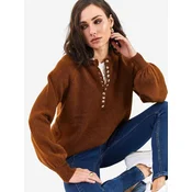 Bianco Lucci Pulover Pullover mokka