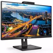 PHILIPS Monitor Philips 60,5 cm (23,8) 243B1JH 1920x1080 75Hz IPS 4ms HDMI DisplayPort USB-C 100W 4xUSB3.2 Pivot Kamera Zvočniki  3H sRGB105% RJ45, (20839288)