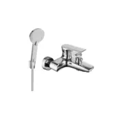 Mexen Axel R40 kopalna baterija s prhno garnituro, krom - 7383R40-00