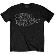 Creedence Clearwater Revival Vintage Logo Black L Majica