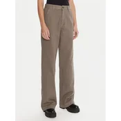 G-Star Raw Hlače iz tkanine Deck 2.0 D26432-E078 Zelena Wide Leg