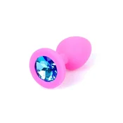Gardj Europe MyLove Toys – Roza silikonski analni čep Jewellery (majhen)