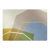 Decormat Podloga za pisarniški stol Geometric figures 140x100 cm 2 cm