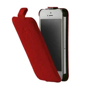 Nobrand Torbica INDIGO Flip za iPhone 5 - rdeča