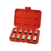 unutarnja TORX podložna glava ključa, 10 kom., 1/2x38mm (E8-10-11-12-14-16-18-20-22-24), CrV/S2