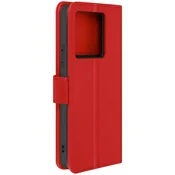 AVIZAR Etui za denarnico s stojalom za video - Chesterfield Red str. Xiaomi 13T in 13T Pro, (20834424)