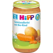 HiPP BIO kašica za bebe mrkva i krumpir s govedinom, 250 g
