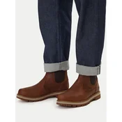 Timberland Gležnjarji Chelsea Britton Road Mid Chelsea TB0A6A4WEM61 Rjava
