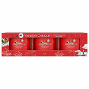 Yankee Candle Christmas Eve votivní svijeca ve skle 3 x 37 g