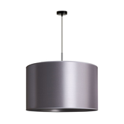Duolla - Luster na sajli CANNES 1xE27/15W/230V precnik 50 cm srebrna
