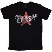 The Clash Star Logo Black M Majica