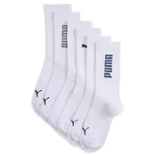 Puma Crew Shirt Socks Unisex (3-Pack), White, Size 39-42, Clothing