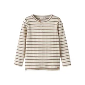 LilAtelier Majica NMMKABY rjava/off-bela