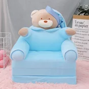 Foteljica za decu Sleeping Bear Blue