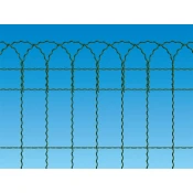 MREŽNA OGRAJA ORNAPLAST 90cm x 25m ŽIČNA, ZELENA | Topdom