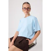 Trendyol Majica svetlo modra