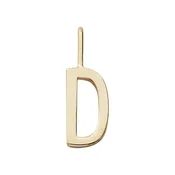 Pozlačeni srebrni obesek Design Letters
