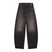 Bershka Kavbojke črn denim