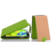 Cadorabo CADORABO Samsung Galaxy S5 MINI/S5 MINI DUOS v jabolčno zelena - ovitek v obliki flipa iz teksturiranega umetnega usnja, (20562261)