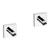 SAPHO X-SQUARE Eleganten Nosilec za Steklene Poličke 8mm, Kromirana Izvedba