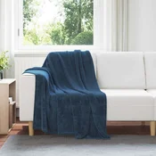 Vidaxl Obloge 6 pcs Temno modra 130 x 150 cm Flis