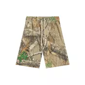 Bershka Hlače  svetlo rjava / zelena / kaki / črna