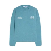 Bershka Pulover petrol/bela