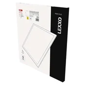LED panel LEXXO backlit 60x60, kvadratni, vgradni, bel, 30W NW
